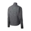Port Authority Digi Stripe Fleece Jacket, Black, back view