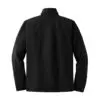 Port Authority Textured Soft Shell Jacket, Black, back view