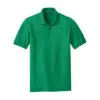 Port Authority Core Classic Pique Polo, Bright Kelly Green, front view