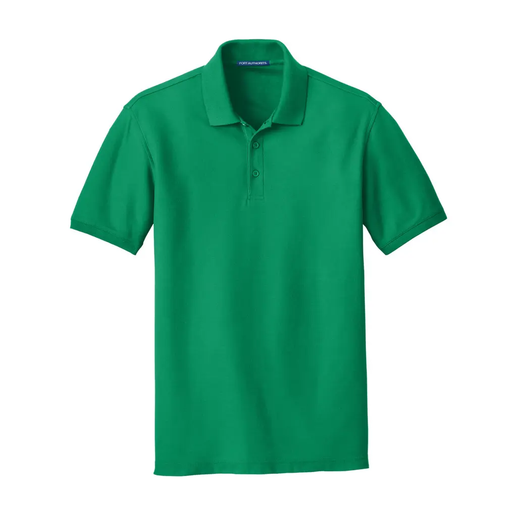 Port Authority Core Classic Pique Polo, Bright Kelly Green, front view