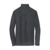 Port Authority Pinpoint Mesh 1/2-Zip, Battleship Grey, back view