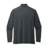 Port Authority C-FREE Double Knit 1/4-Zip, Grey Steel Heather, back view