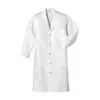 Red Kap Lab Coat, White, front view