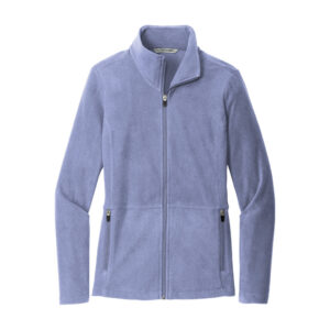 Port Authority Women's Accord Microfleece Jacket, Ceil Blue, front view