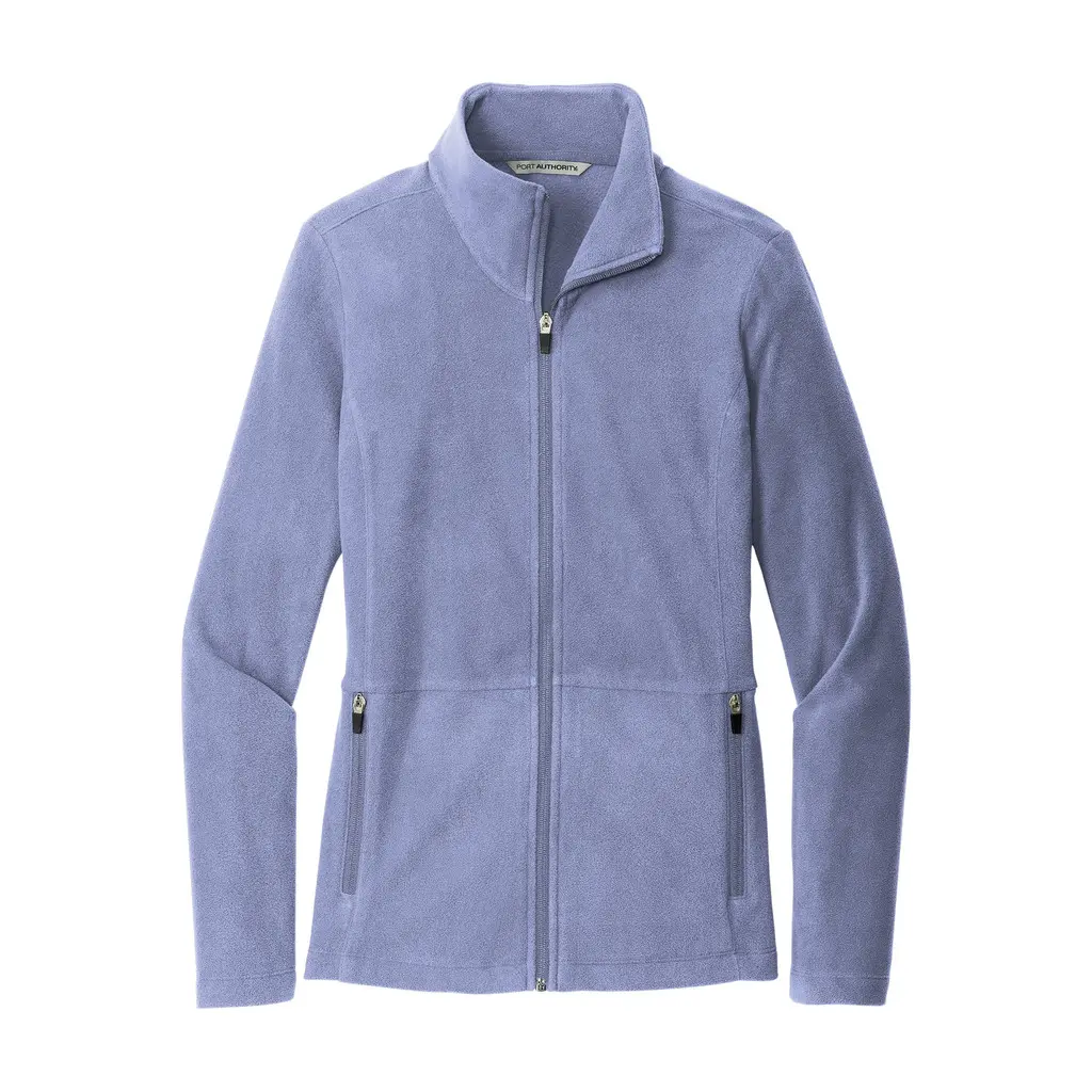 Port Authority Women's Accord Microfleece Jacket, Ceil Blue, front view