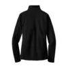 Port Authority Women's Value Fleece Jacket, Black, back view