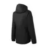 Port Authority Women's Vortex Waterproof 3-in-1 Jacket, Black/ Black, back view