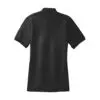 Port Authority Women's Silk Touch Polo, Black, back view