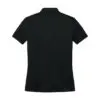 Port Authority Women's Performance Fine Jacquard Polo, Black, back view