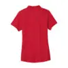 Port Authority Women's EZPerformance Pique Polo, Apple Red, back view
