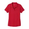 Port Authority Women's EZPerformance Pique Polo, Apple Red, front view