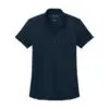 Port Authority Women's Plaited Pique Polo, Night Navy, front view