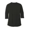 Port Authority Women's UV Choice Pique Henley, Black, back view