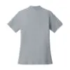 Port & Co Women's Core Blend Pique Polo, Athletic Heather, back view