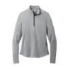 OGIO Women's Motion 1/4-Zip, Greystone, front view