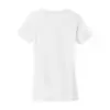 Port & Co Women's Fan Favorite Tee, White, back view