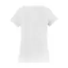 Port & Co Women's Fan Favorite V-Neck Tee, White, back view