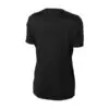 Sport-Tek Women's PosiCharge Competitor Tee, Black, back view