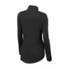 Sport-Tek Women's PosiCharge Tri-Blend Wicking 1/4-Zip Pullover, Black Triad Solid, back view