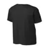 Sport-Tek Women's PosiCharge Draft Crop Tee, Black, back view