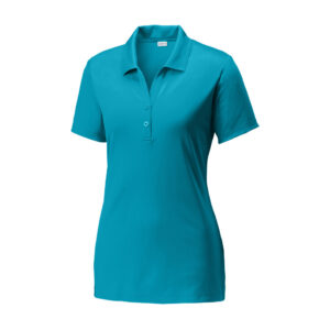 Sport-Tek Women's PosiCharge Competitor Polo, Atomic Blue, front view