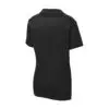 Sport-Tek Women's PosiCharge RacerMesh Polo, Black, back view