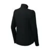 Sport-Tek Women's Sport-Wick Stretch 1/4-Zip Pullover, Black, back view