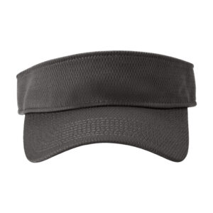 New Era Performance Dash Adjustable Visor, Graphite, front view