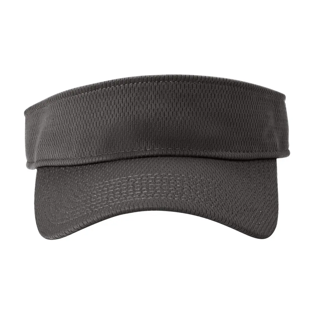 New Era Performance Dash Adjustable Visor, Graphite, front view