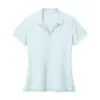 Nike Women's Dri-FIT Micro Pique 2.0 Polo, Blue Tint, front view