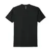 Next Level Apparel Adult CVC Tee, Black, front view