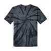 Port & Co Youth Tie-Dye Tee, Black, back view