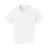 Port & Co Youth Fan Favorite Tee, White, front view
