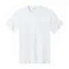 Port & Co Essential Pocket Tee, White, front view