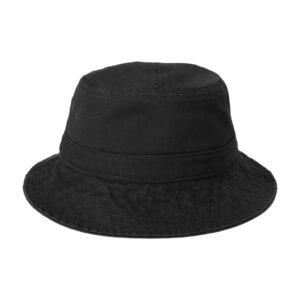 Port Authority Bucket Hat, Black, front view