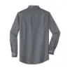 Port Authority SuperPro Oxford Shirt, Black, back view