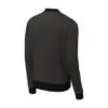 Sport-Tek Lightweight French Terry Bomber, Heather Black, back view
