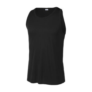Sport-Tek PosiCharge Competitor Tank, Black, front view