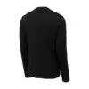 Sport-Tek Posi-UV Pro Long Sleeve Tee, Black, back view