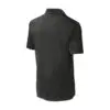 Sport-Tek Endeavor Polo, Black Heather, back view