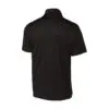 Sport-Tek Micropique Sport-Wick Pocket Polo, Black, back view
