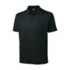Sport-Tek Micropique Sport-Wick Pocket Polo, Black, front view