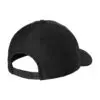 Sport-Tek Action Snapback Cap, Black, back view