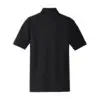 Port Authority Tall Core Classic Pique Polo, Deep Black, back view