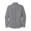 Port Authority Broadcloth Gingham Easy Care Shirt, Black/ White, back view