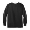 Wink Unisex WorkFlex Snap-Front Scrub Jacket, Black, back view