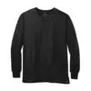 Wink Unisex WorkFlex Snap-Front Scrub Jacket, Black, front view