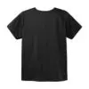 Wink Unisex WorkFlex Chest Pocket V-Neck Top, Black, back view