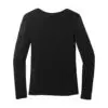 Wink Women's Long Sleeve Layer Tee, Black, back view
