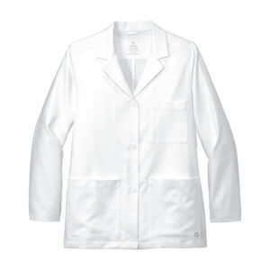 Wink Women's Consultation Lab Coat, White, front view